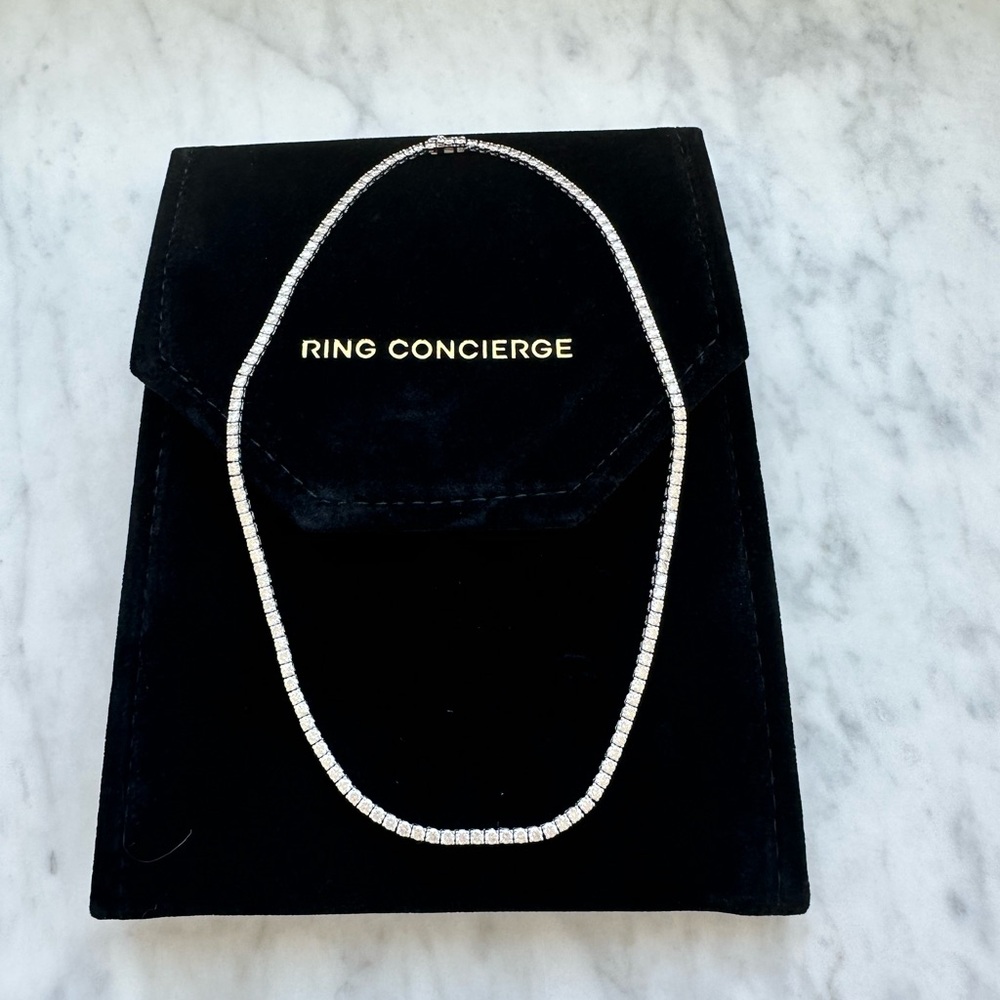 Ring Concierge - Classic Diamond Tennis Necklace - 9 carats